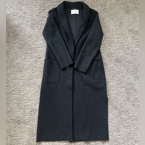 Aritzia Black Long Coat